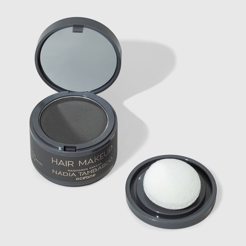 Maquiagem Capilar Preto Nádia Tambasco By Océane - Hair Makeup 4g - Imagem 8
