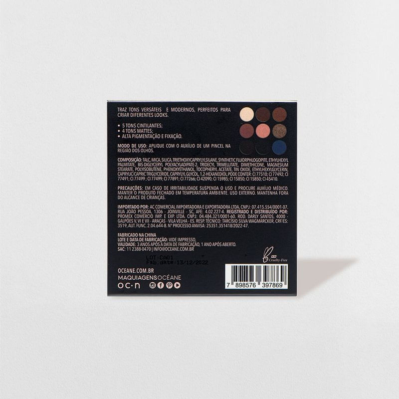 Paleta de Sombras - Pocket Palette Casual Océane Edition 7g - Imagem 5