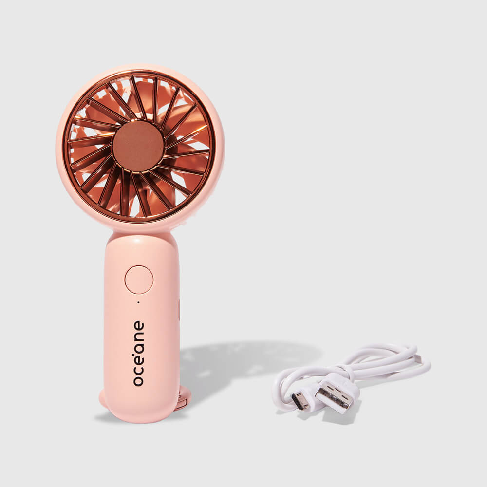 Mini Ventilador Portátil Rosa - Imagem 6
