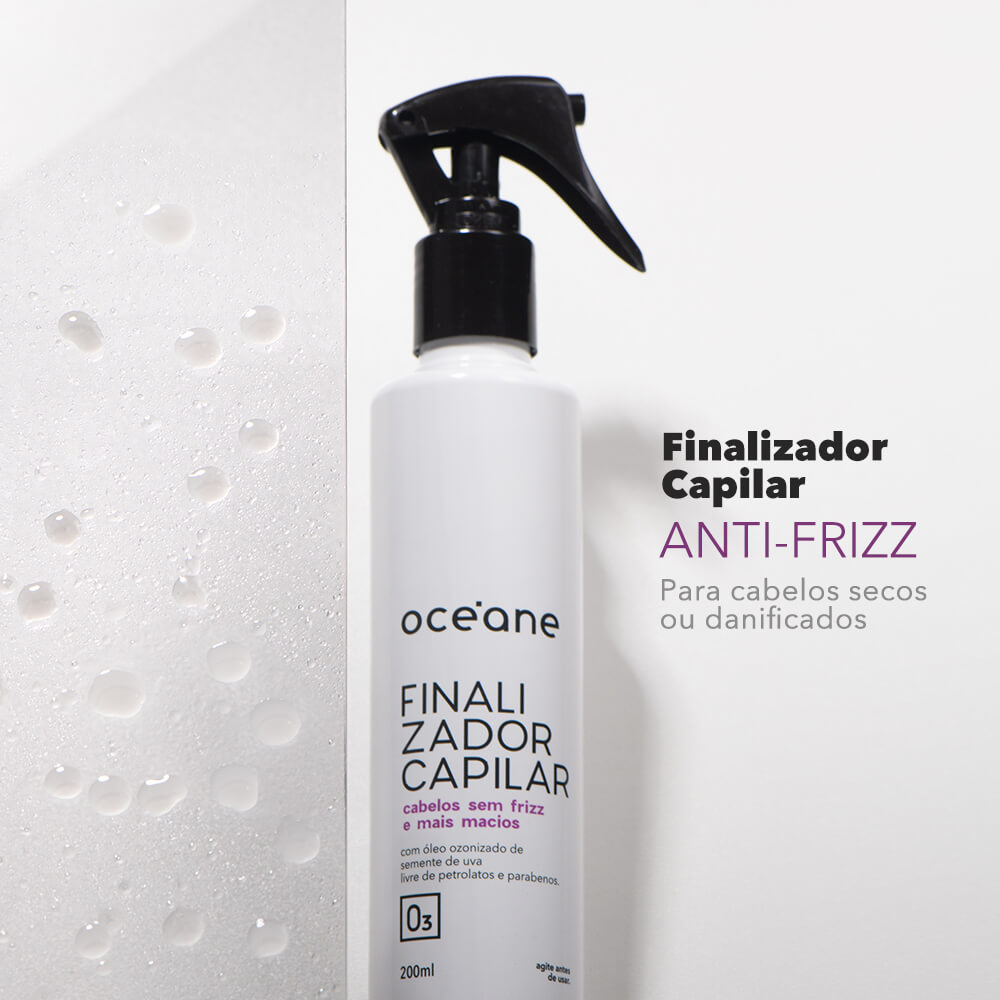 Kit Finalizador Capilar Anti-Frizz Escova de Cabelo - Imagem 2