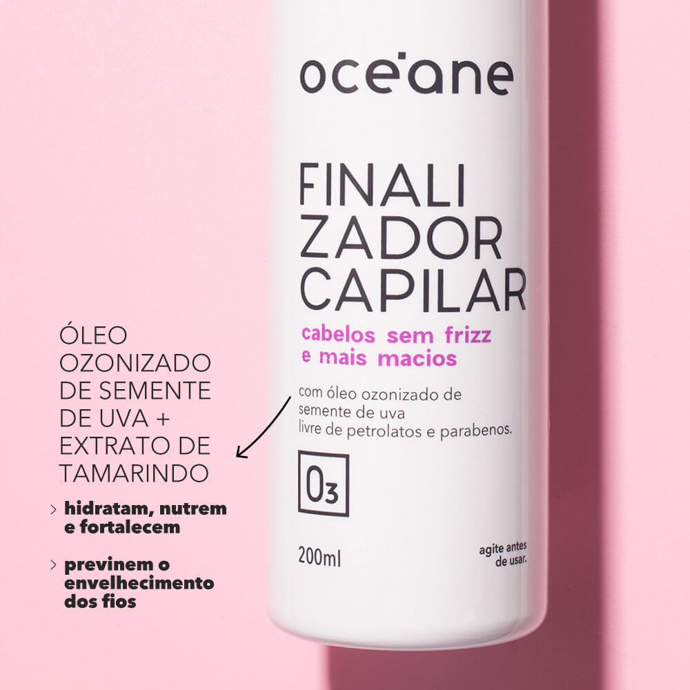 Kit Finalizador Capilar Anti-Frizz Escova de Cabelo - Imagem 3