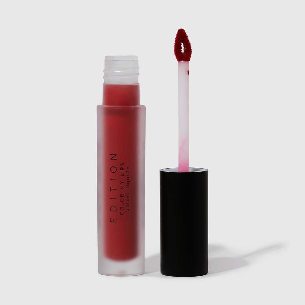 Kit Batom Líquido Vermelho + Brilho Labial Océane Edition (2 Produtos) - Imagem 5
