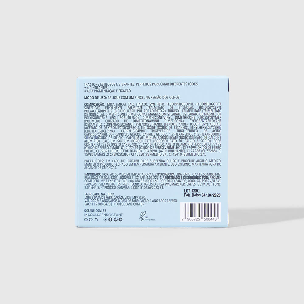 Paleta de Sombras - 4 Eyeshadow Palette Cosmic Océane Edition 4,5g - Imagem 8