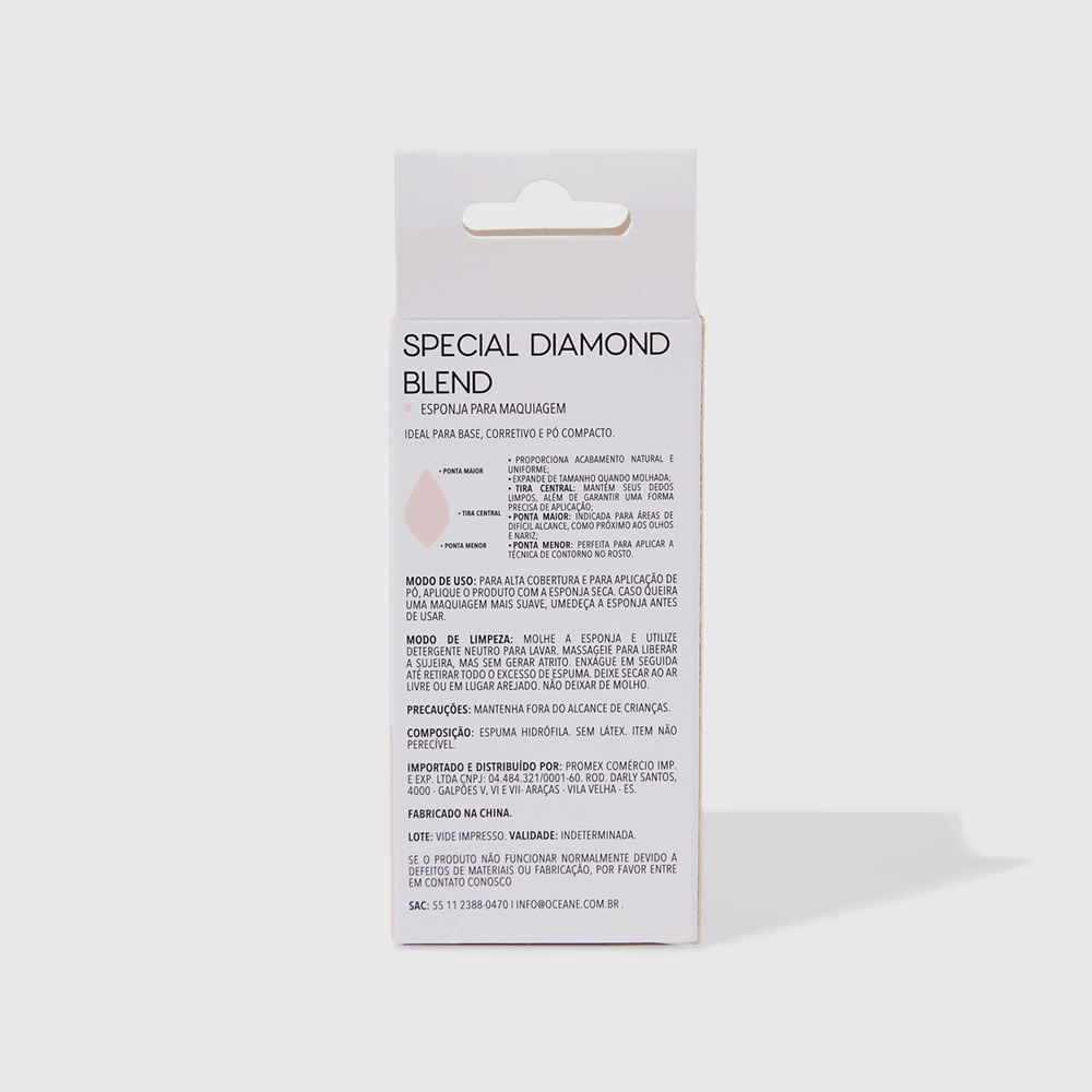 Esponja para Maquiagem Nude - Special Diamond Blend - Imagem 9
