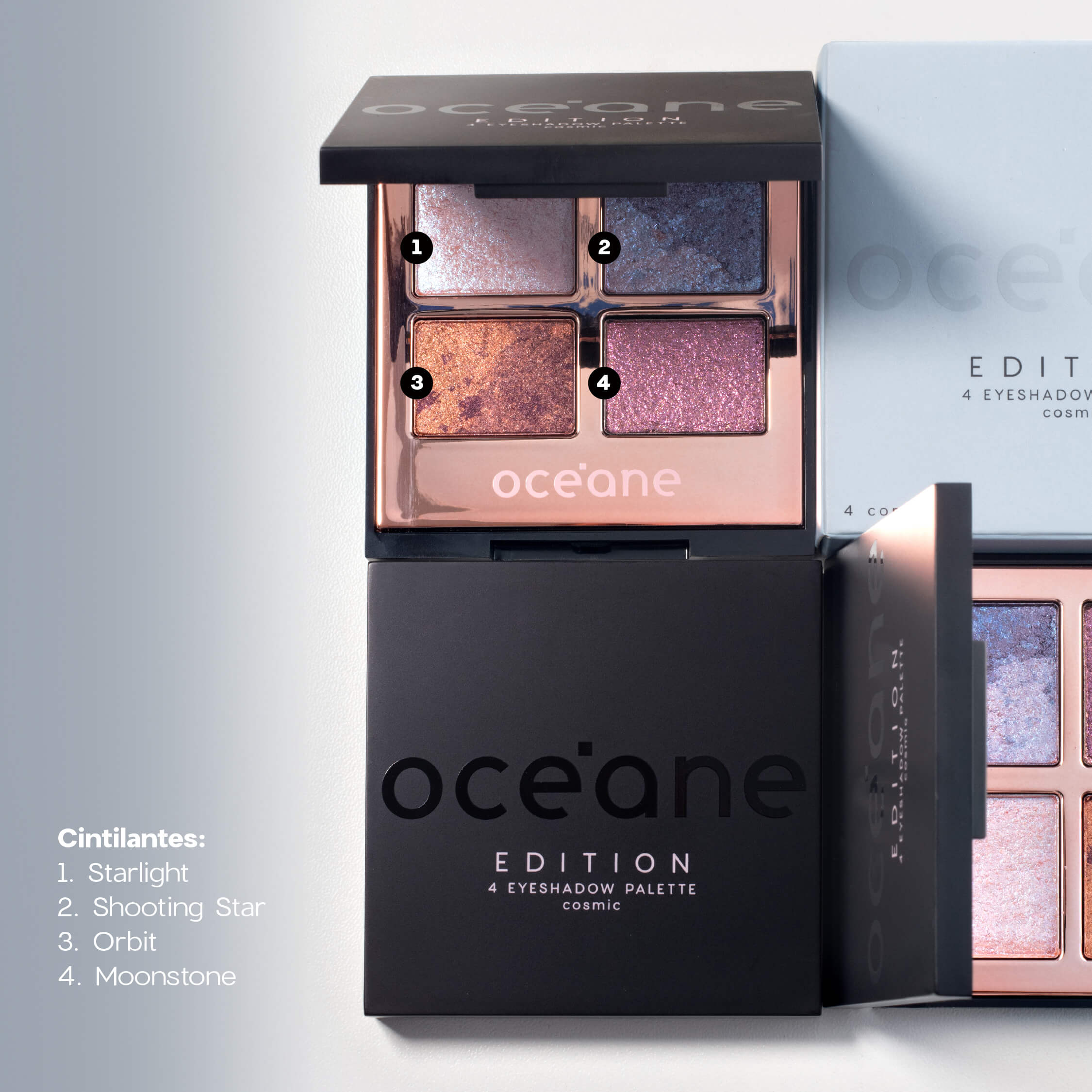 Kit Paleta de Sombras Cosmic + Batom Nude Océane Edition (2 Produtos) - Imagem 3