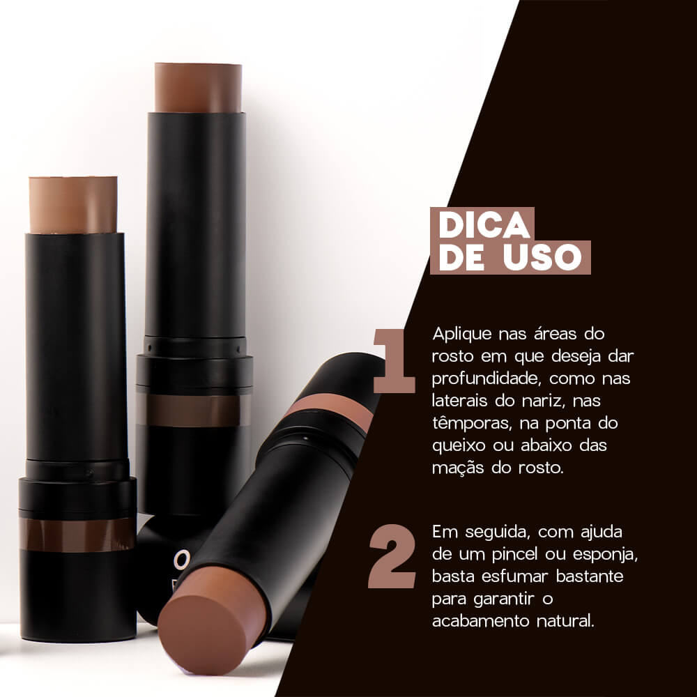 Contorno em Bastão Marrom Claro - Contour Stick Light Océane Edition 13,5g - Imagem 6