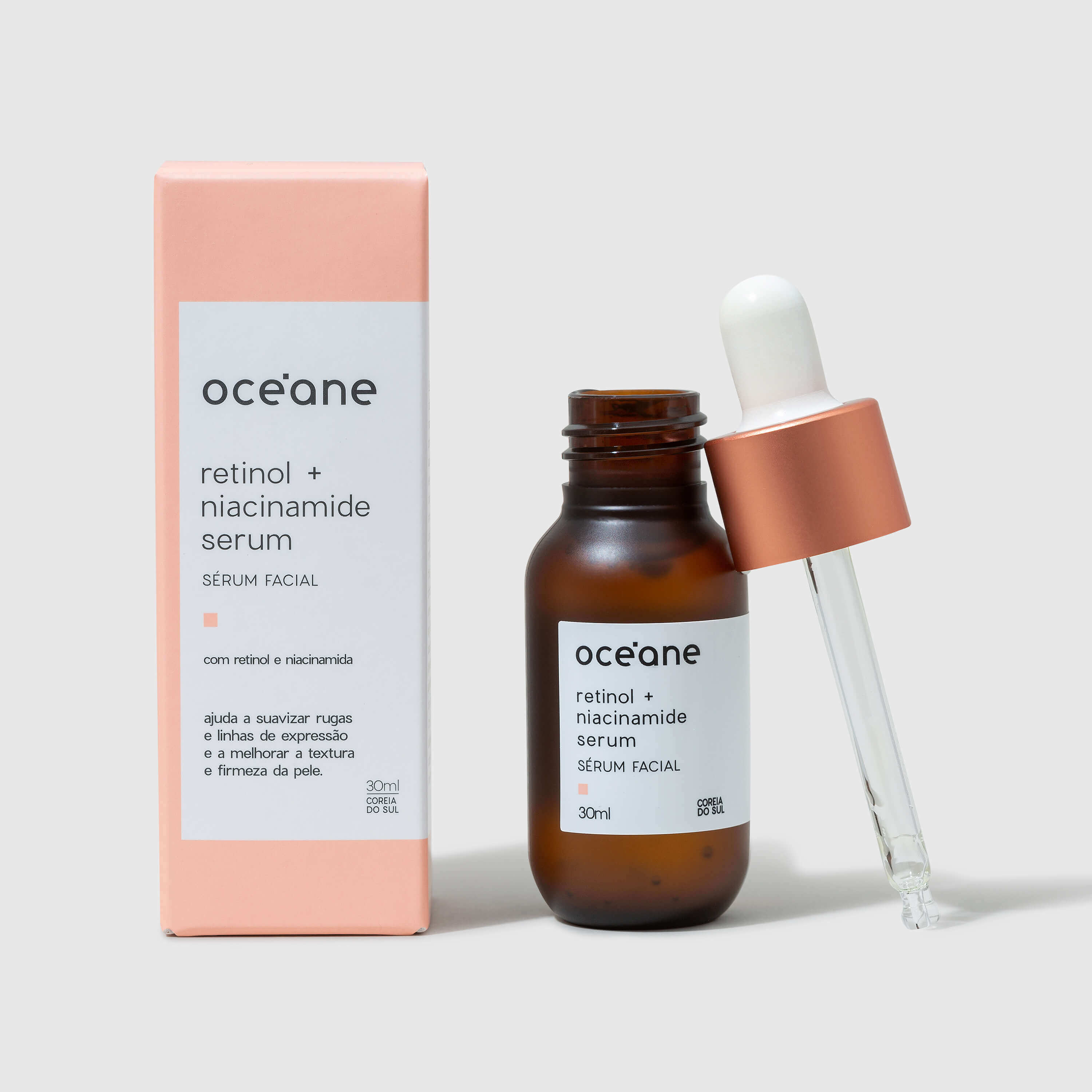 Kit Gel Hidratante Facial Creme para Área Dos Olhos Sérum de Retinol - Imagem 2