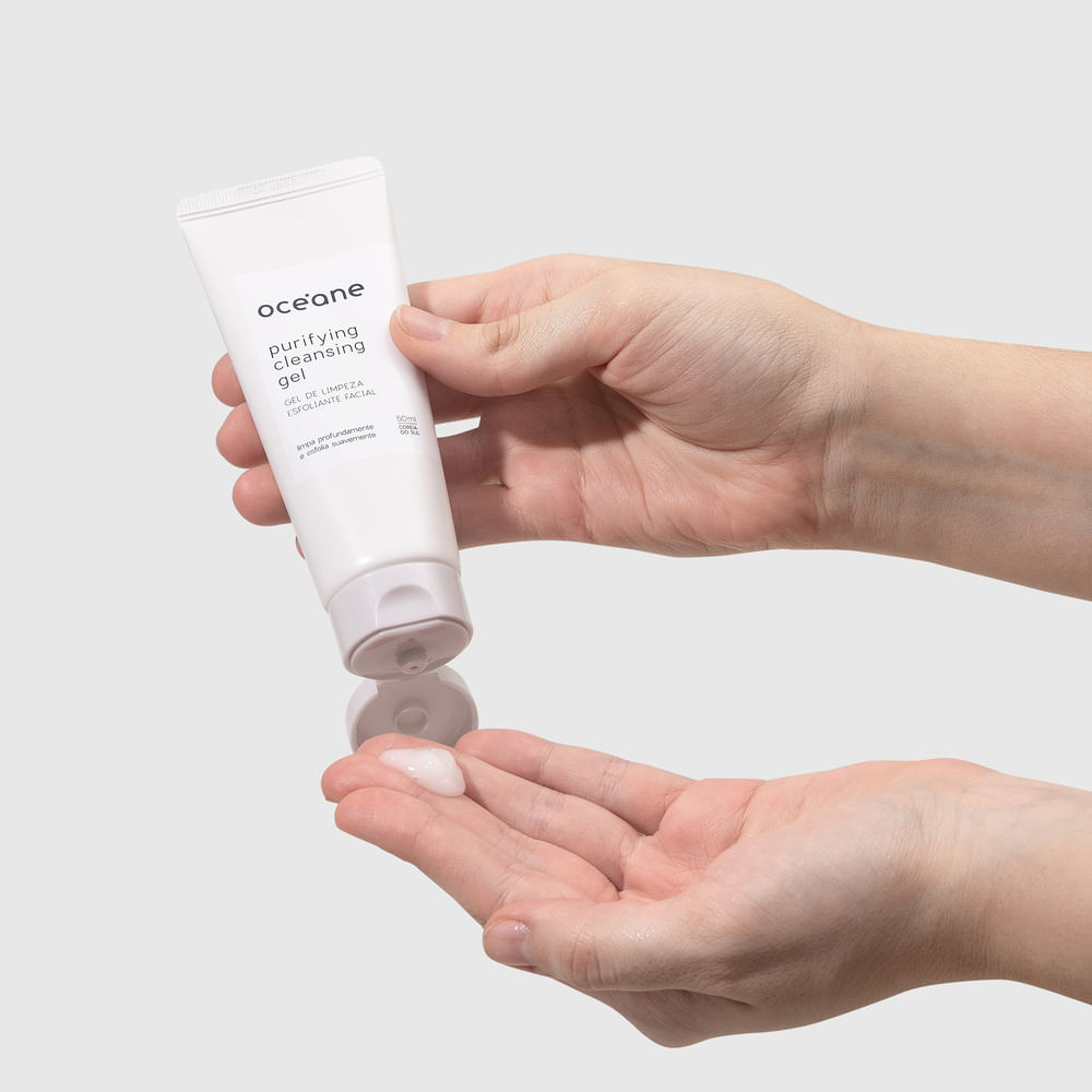 Kit Gel de Limpeza Esfoliante Facial + Hidratante Labial de Menta (2 Produtos) - Imagem 3