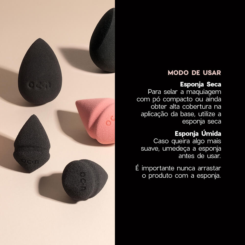 Kit Esponja de Maquiagem Flat Drop + Esponja Mini Drop Océane Edition (2 Produtos) - Imagem 9