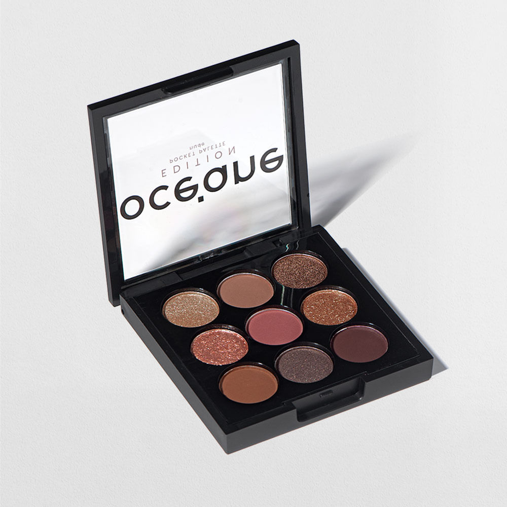 Kit Nécessaire Rosê Puffer + Paleta de Sombras + Pincel para Sombra + Pincel para Esfumar (4 Produtos) - Imagem 3