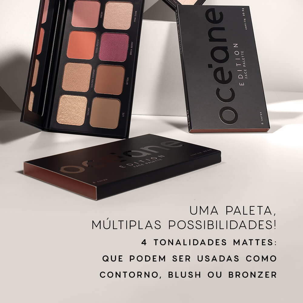 Paleta Multifuncional - Face Palette Océane Edition 30,5g - Imagem 5