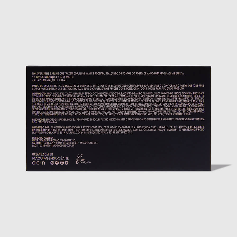 Paleta Multifuncional - Face Palette Océane Edition 30,5g - Imagem 9