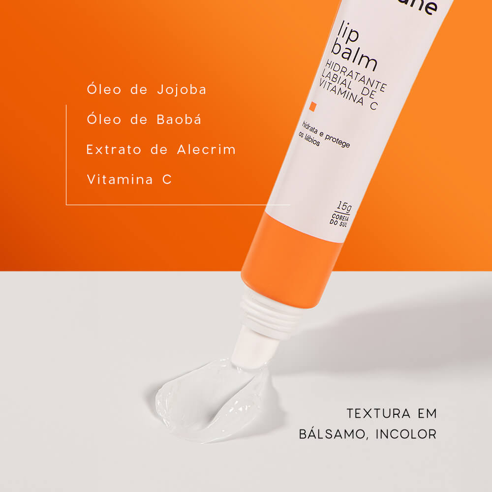 Hidratante Labial com Vitamina C - Lip Balm 15g - Imagem 4