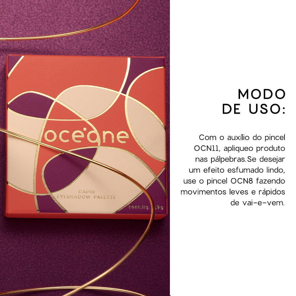 Paleta de Sombras - Capri Eyeshadow Palette 5,9g - Imagem 5