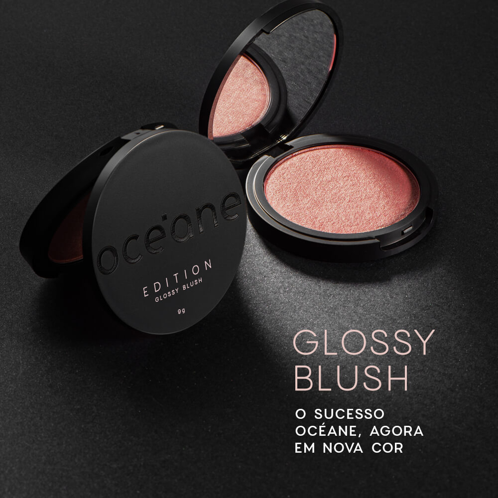 Blush Cintilante - Glossy Blush Rose Pink Océane Edition 8g - Imagem 2