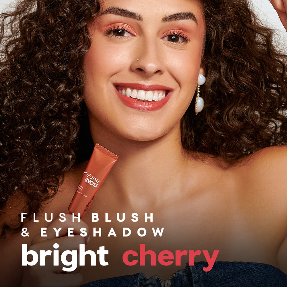 Blush Líquido Coral - Flush Blush And Eyeshadow Bright Cherry 4you 10g - Imagem 2