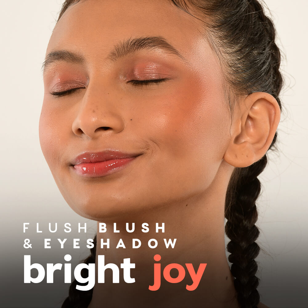 Blush Líquido Laranja - Flush Blush And Eyeshadow Bright Joy 4you 10g - Imagem 2
