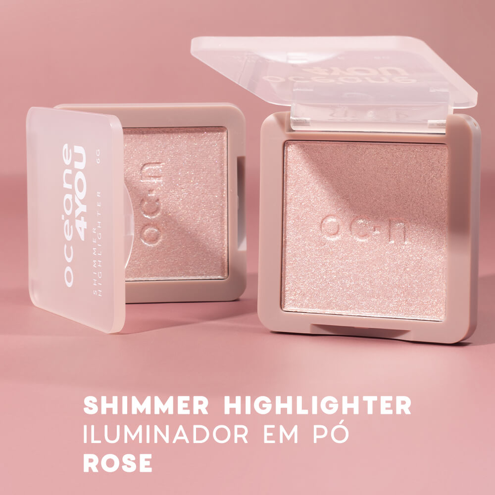 Kit Blush Cremoso Rosa + Iluminador Facial Rosado 4you (2 Produtos) - Imagem 6