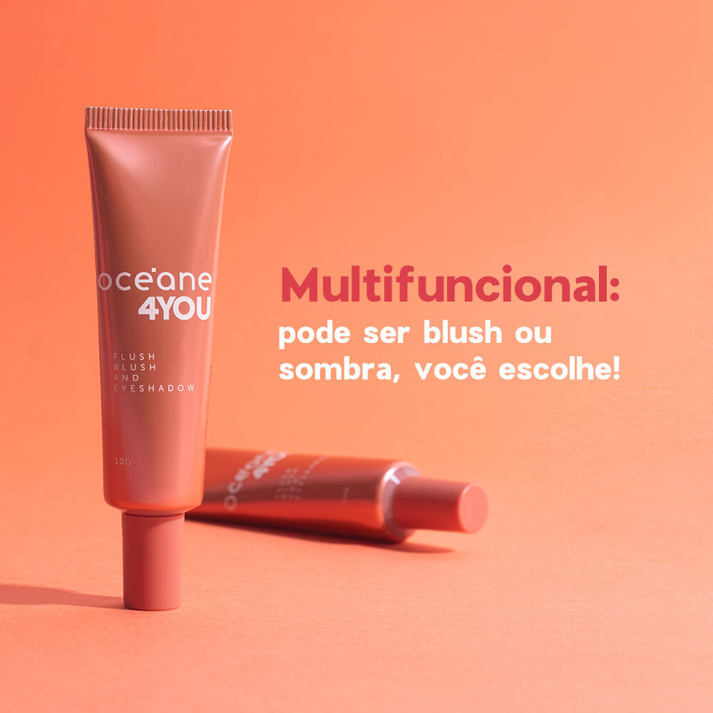 Kit Blush Líquido Coral + Caneta Batom Rosa 4you (2 Produtos) - Imagem 5