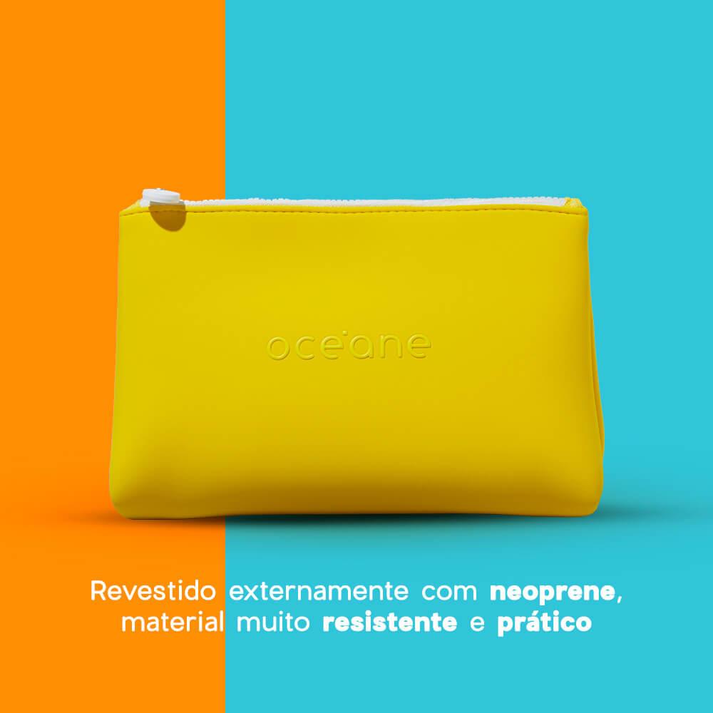 Nécessaire Neoprene Amarelo Océane 4you - Imagem 6