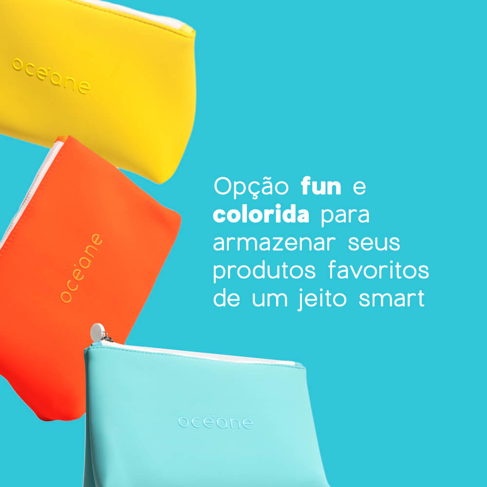 Nécessaire Neoprene Azul Océane 4you - Imagem 3