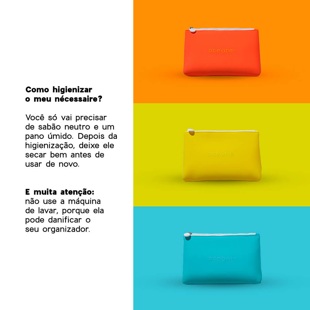 Nécessaire Neoprene Azul Océane 4you - Imagem 7