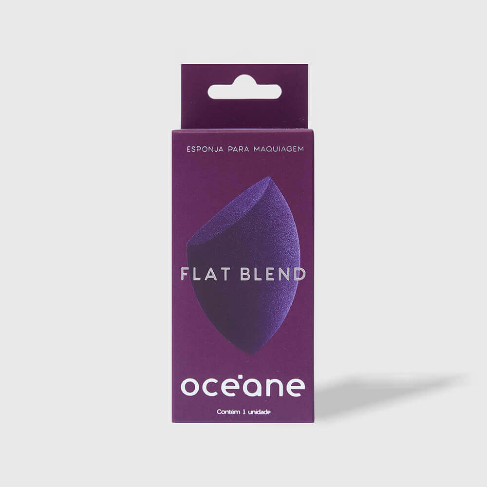 Kit Esponjas de Maquiagem - Flat Blend Roxa Océane Purple (2 Produtos) - Imagem 7