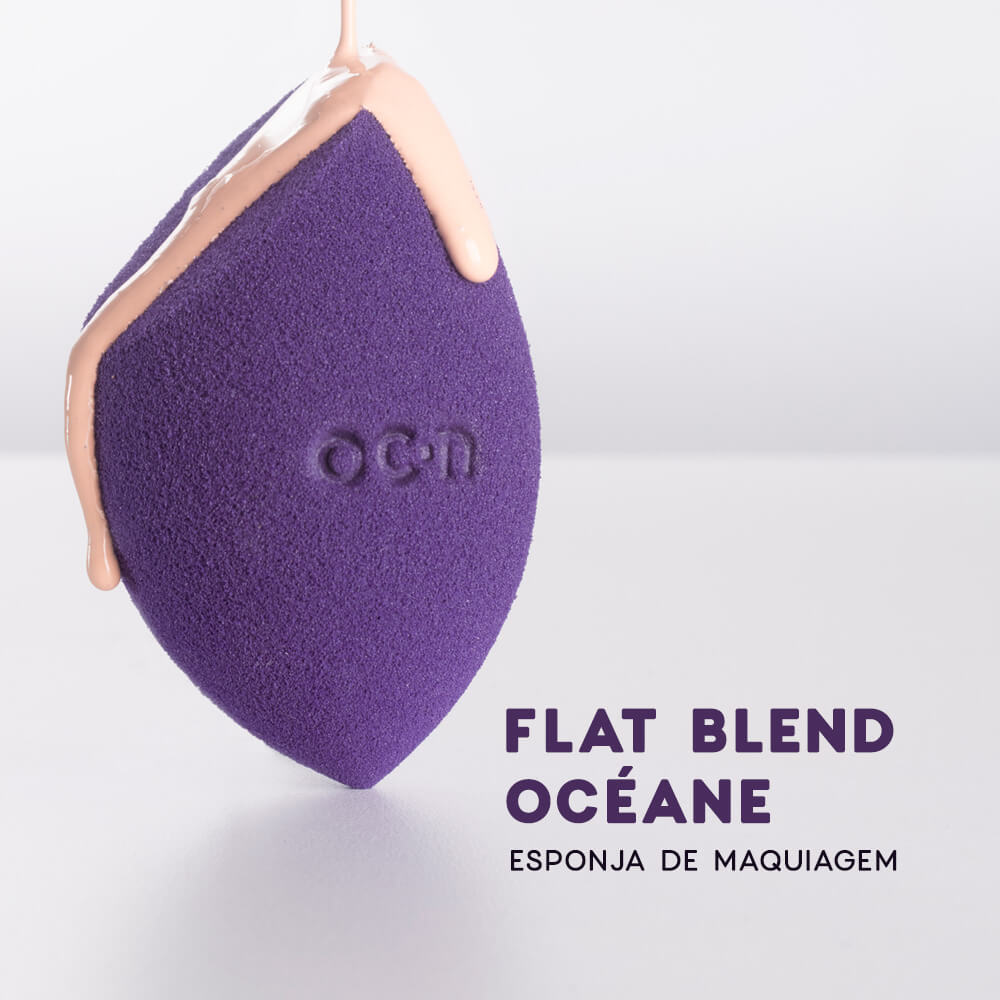 Kit Esponjas de Maquiagem - Flat Blend Verde Océane Purple (2 Produtos) - Imagem 3