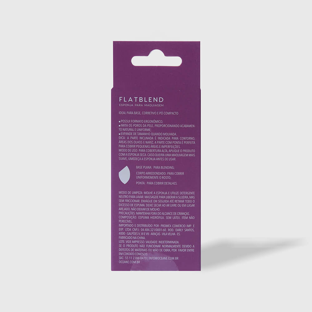 Kit Esponjas de Maquiagem - Flat Blend Azul Océane (4 Produtos) - Imagem 8