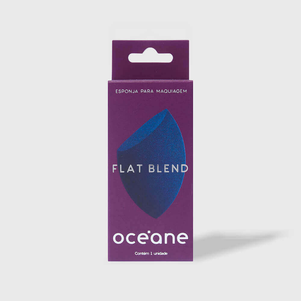 Kit Esponjas de Maquiagem - Flat Blend Azul Océane Purple (10 Produtos) - Imagem 7
