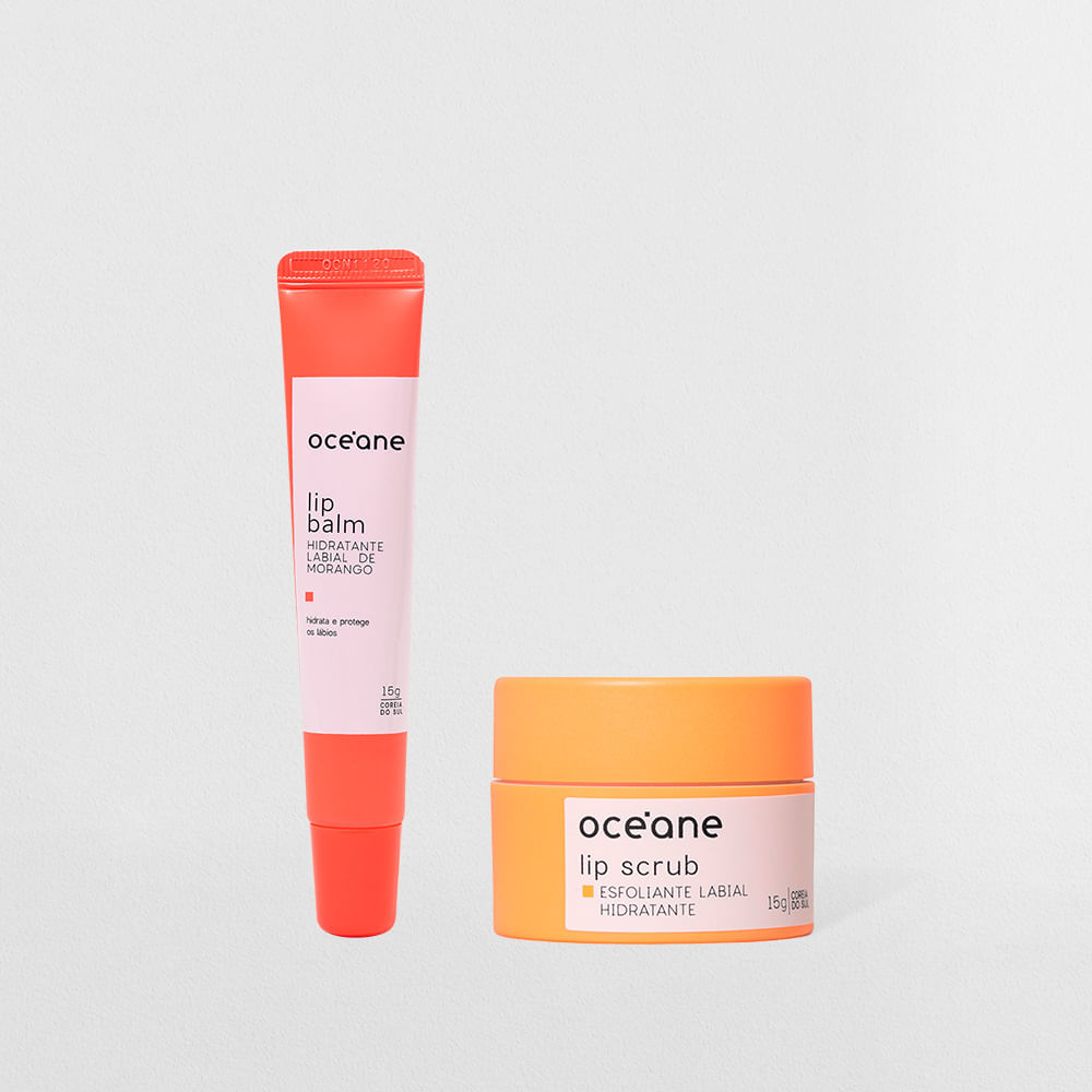 Kit Esfoliante Labial + Hidratante Labial (2 Produtos)