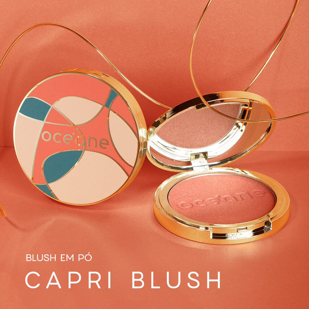 Blush Cintilante Rosa - Capri Blush Rose Pink 8g - Imagem 2