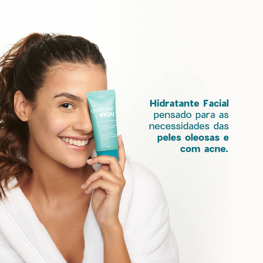 Hidratante Facial com Niacinamida e Ácido Salicílico - Moisturizer 4you 50g - Imagem 3