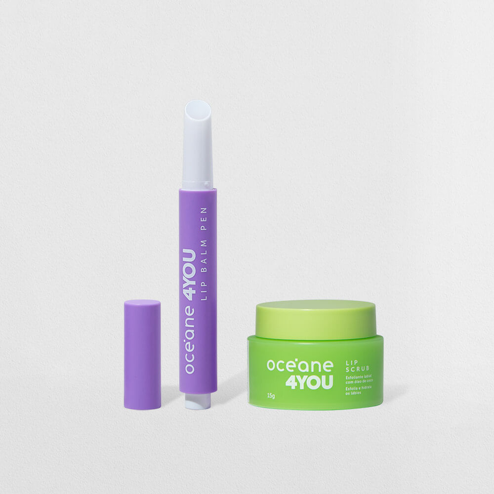 Kit Lábios Hidratados 4you (2 Produtos)