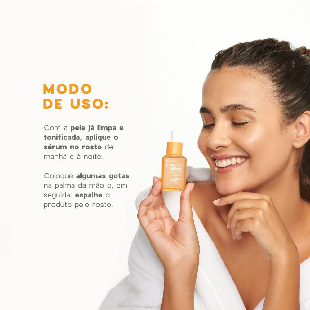 Kit Espuma Facial + Tônico Facial + Sérum + Hidratante Facial 4you (4 Produtos) - Imagem 7