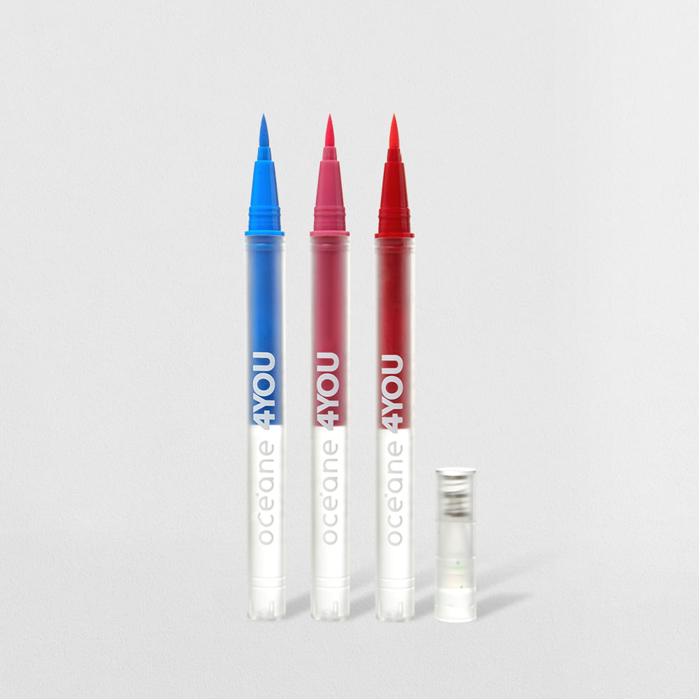 Kit Três Canetas Delineadora Flash Color Pen Neon 4you (3 Produtos)