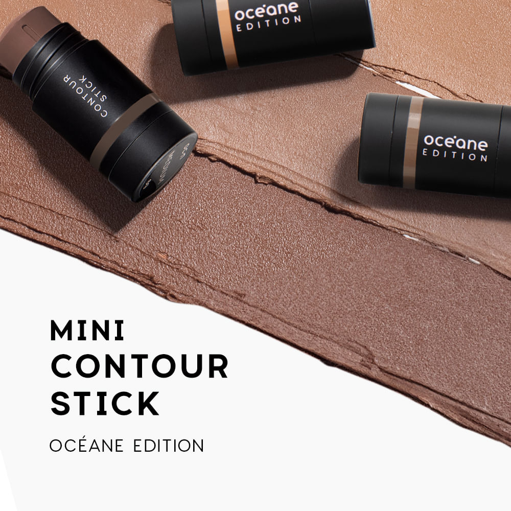 Mini Contorno em Bastão Marrom Escuro - Contour Stick Dark Océane Edition 6g - Imagem 2