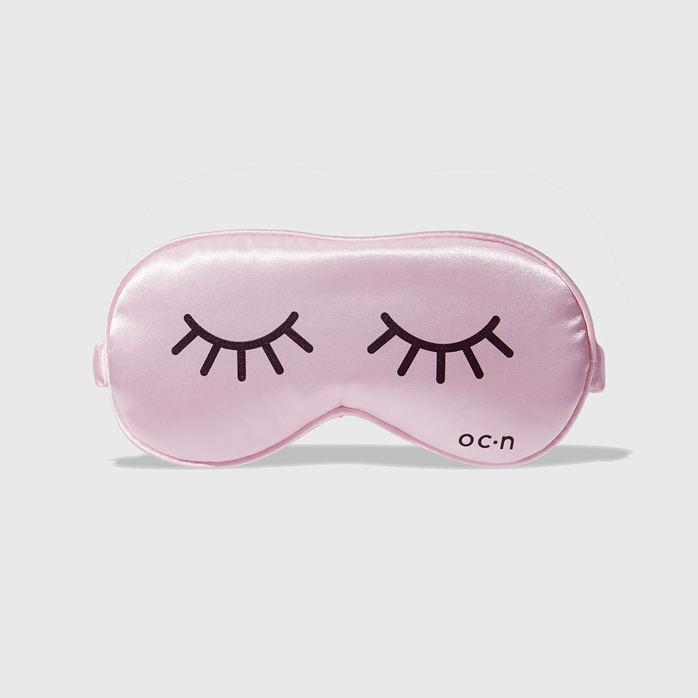 Máscara de Olhos para Dormir Rosa - Sleep Mask
