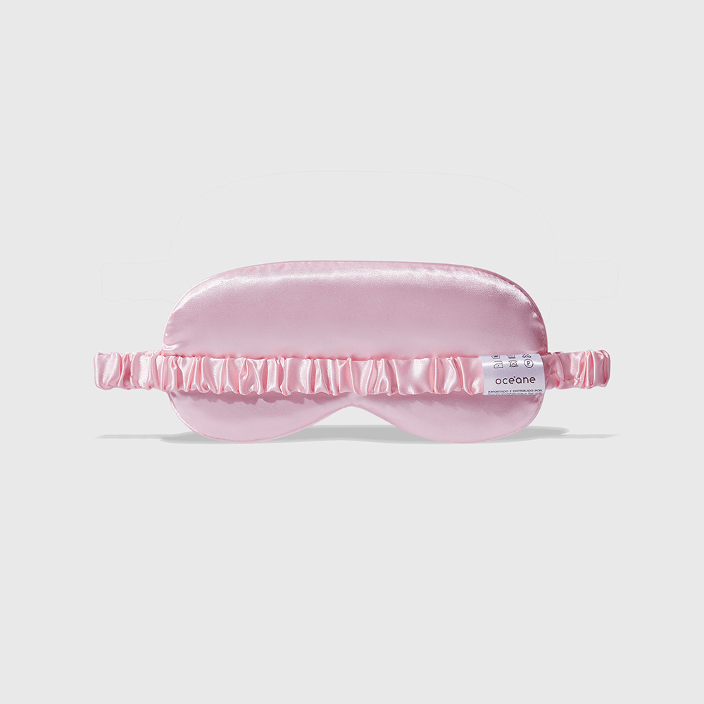 Máscara de Olhos para Dormir Rosa - Sleep Mask - Imagem 2