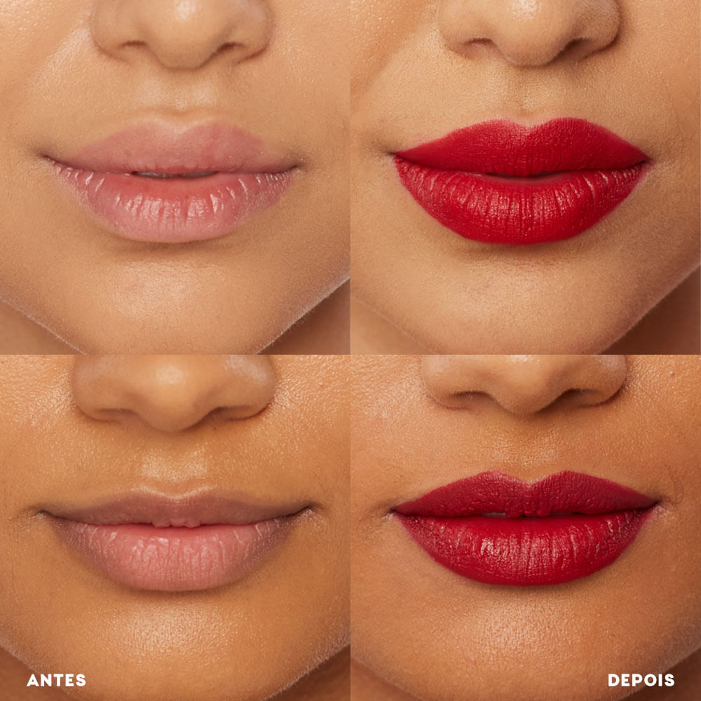 Mini Batom Vermelho Semi-Matte - The Lipstick Red Kiss Océane Edition 2g - Imagem 5