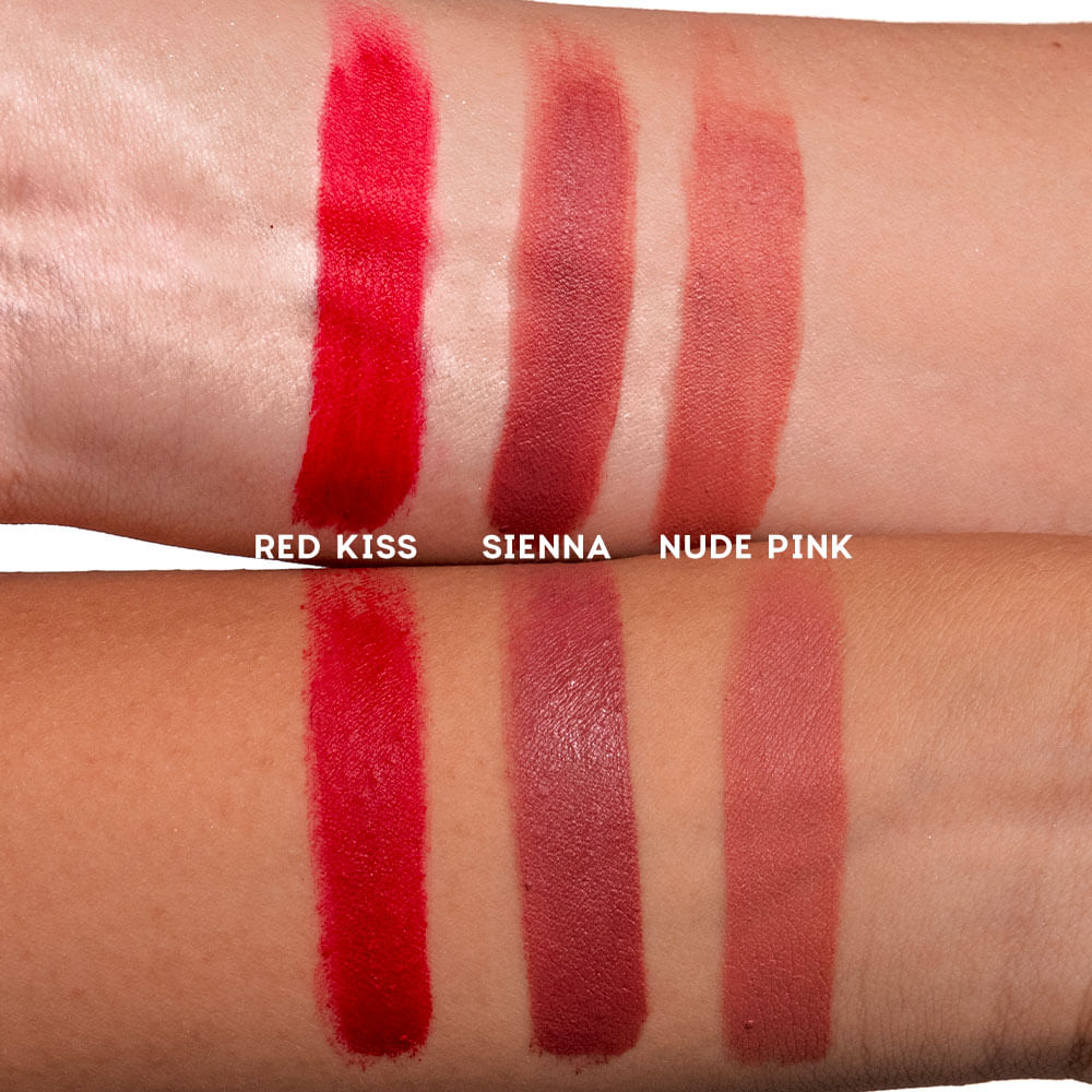 Mini Batom Vermelho Semi-Matte - The Lipstick Red Kiss Océane Edition 2g - Imagem 6