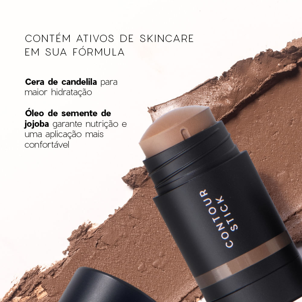 Mini Contorno em Bastão Marrom Médio - Contour Stick Medium Océane Edition 6g - Imagem 7