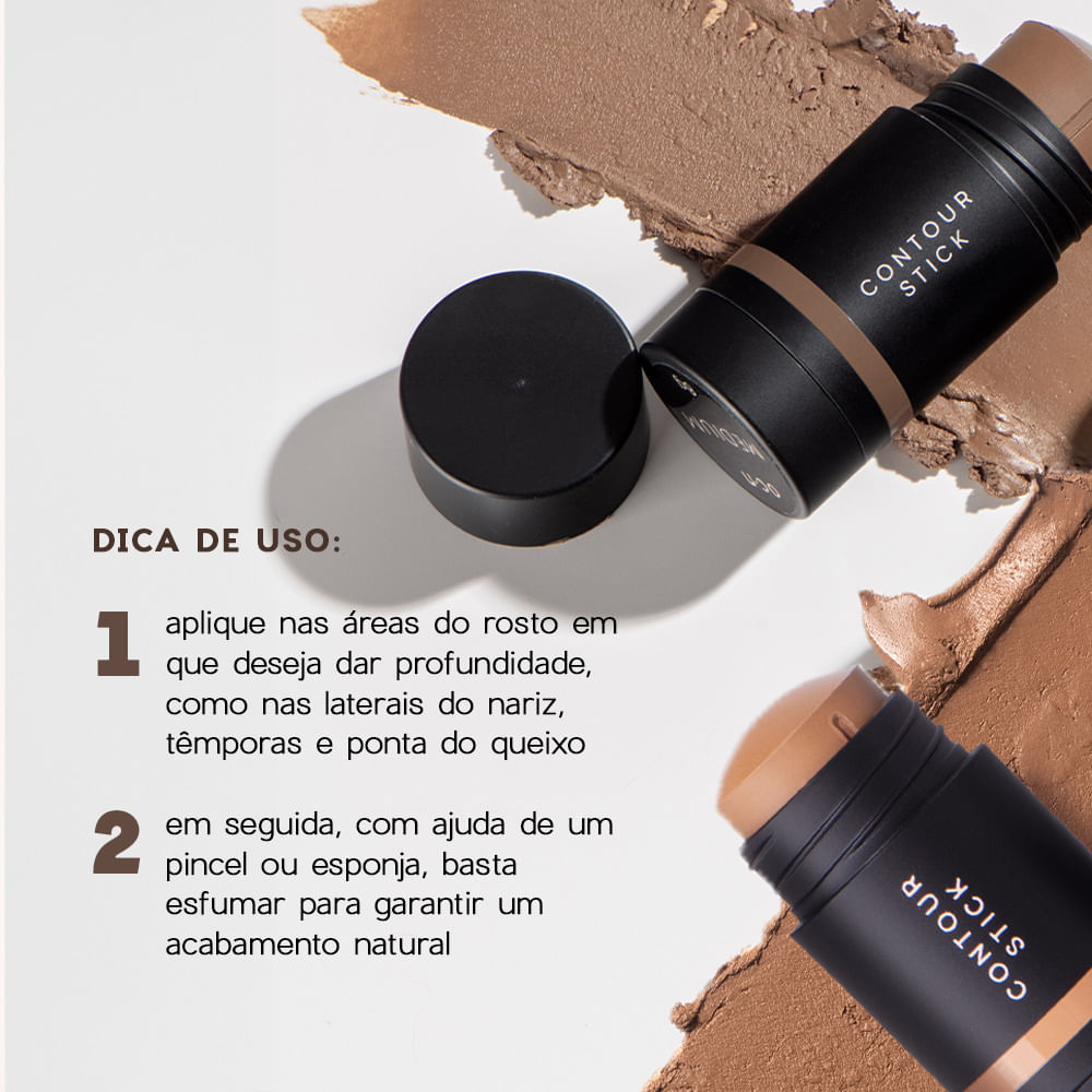 Mini Contorno em Bastão Marrom Médio - Contour Stick Medium Océane Edition 6g - Imagem 8