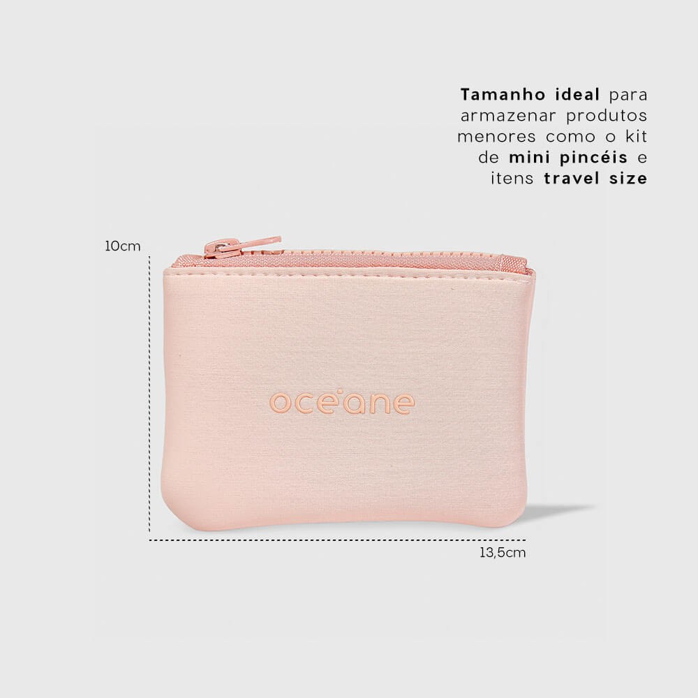 Mini Nécessaire Rosa Daily Makeup - Imagem 4