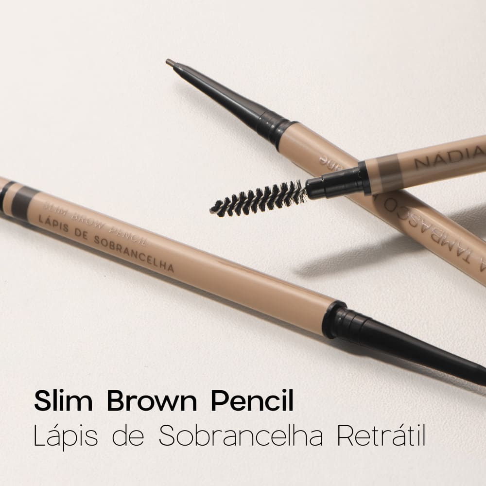 Lápis de Sobrancelhas Retrátil Claro Nádia Tambasco By Océane - Slim Brow Pencil Light - Imagem 2