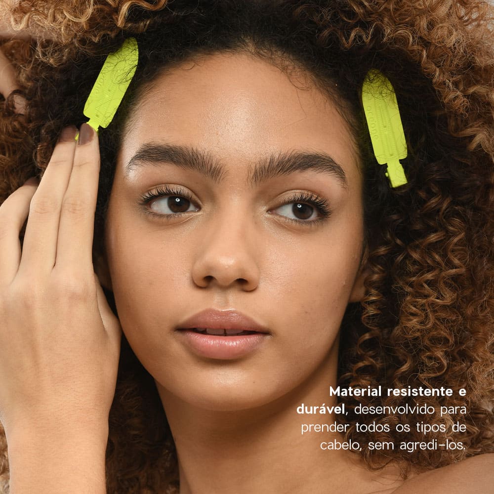 Presilha de Cabelo Amarela - Hair Clip Océane Edition 2un - Imagem 5