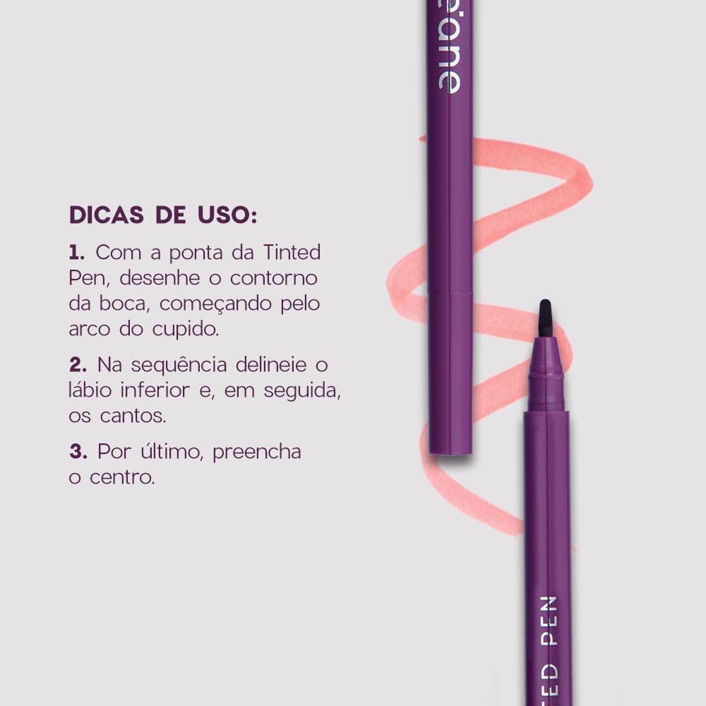 Caneta Batom Nude - Tinted Pen Nude My Lips Océane Purple 1,2ml - Imagem 7