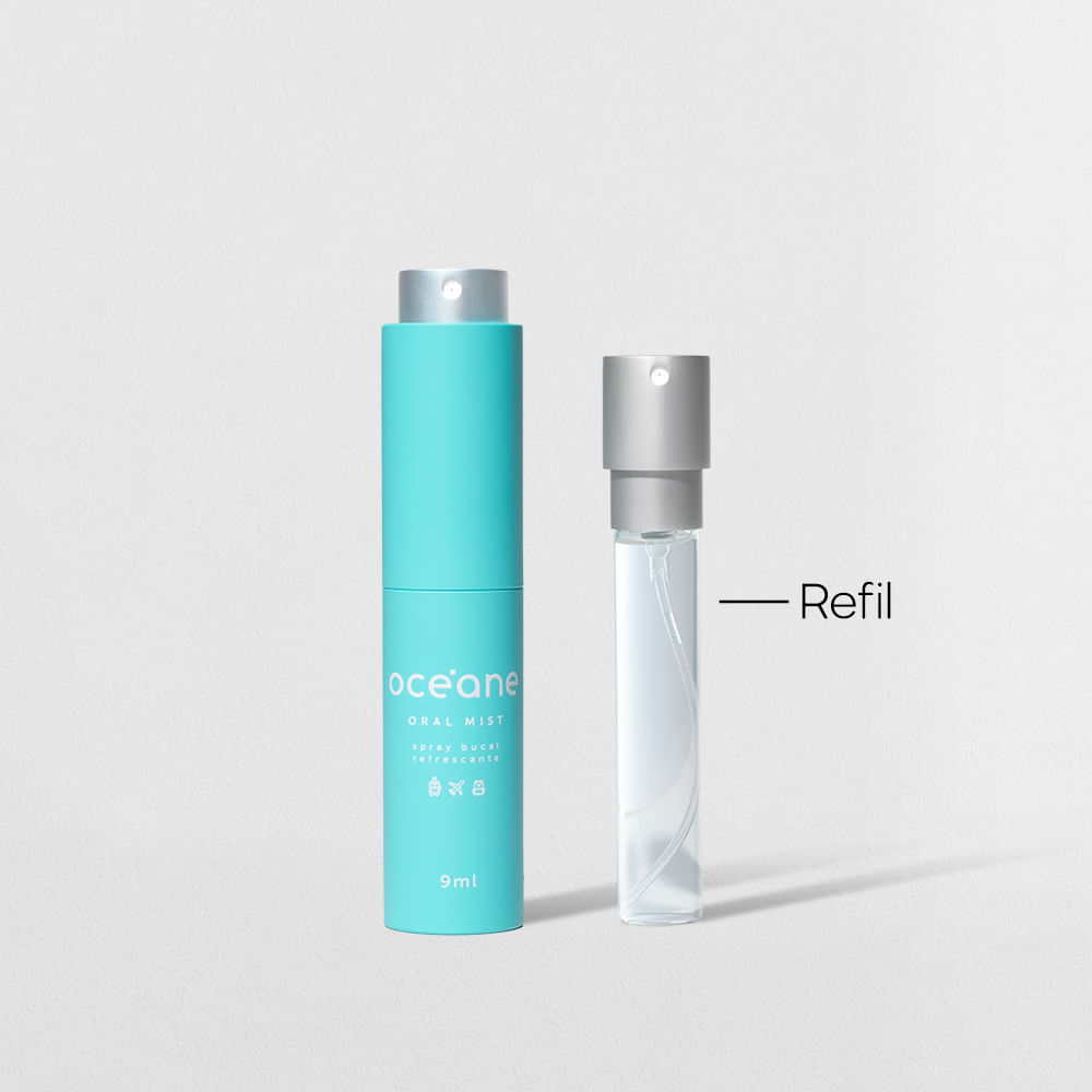 Kit Spray Bucal de Menta com Refil Travel (2 Produtos)
