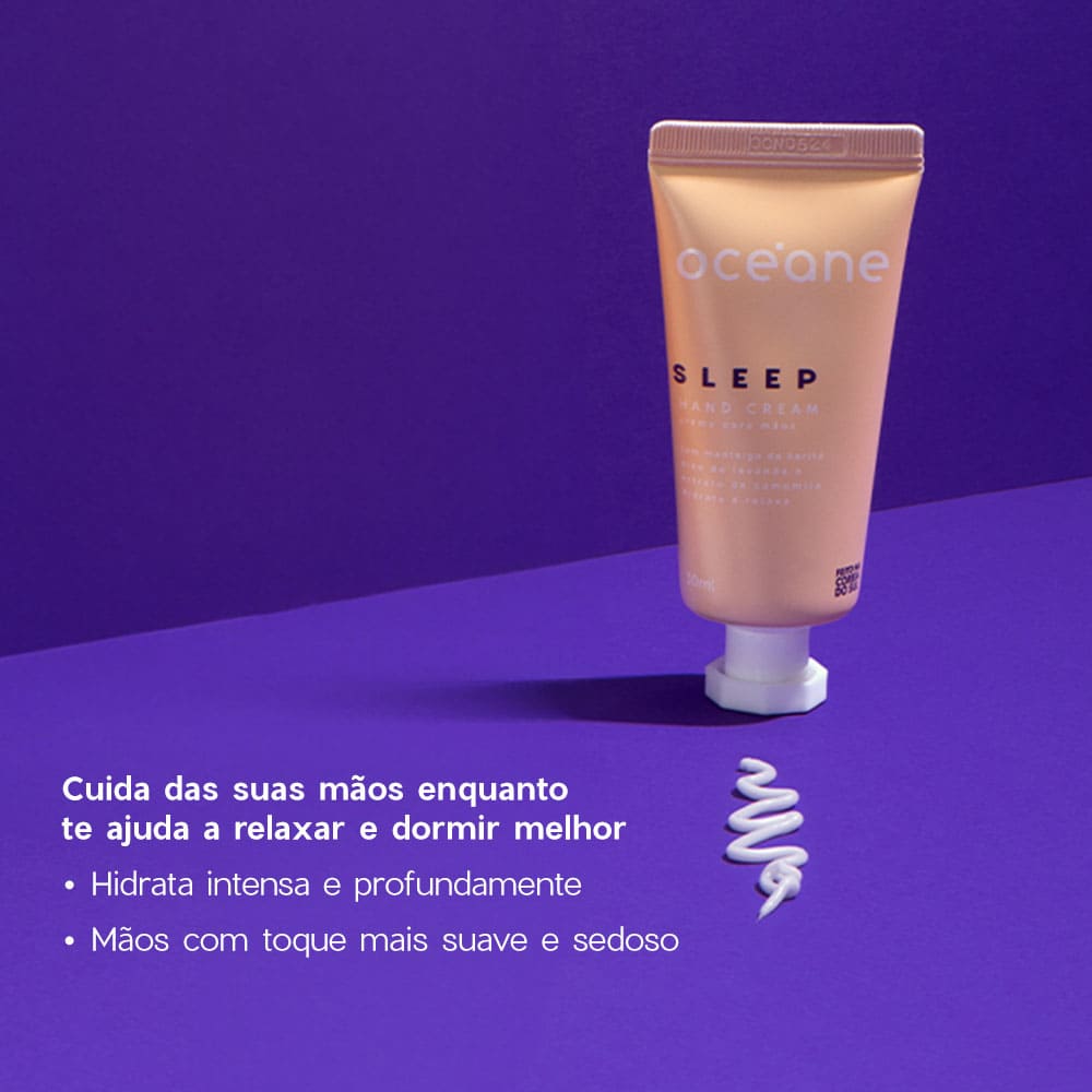 Creme para Mãos com Camomila e Lavanda - Sleep Hand Cream 30ml - Imagem 3