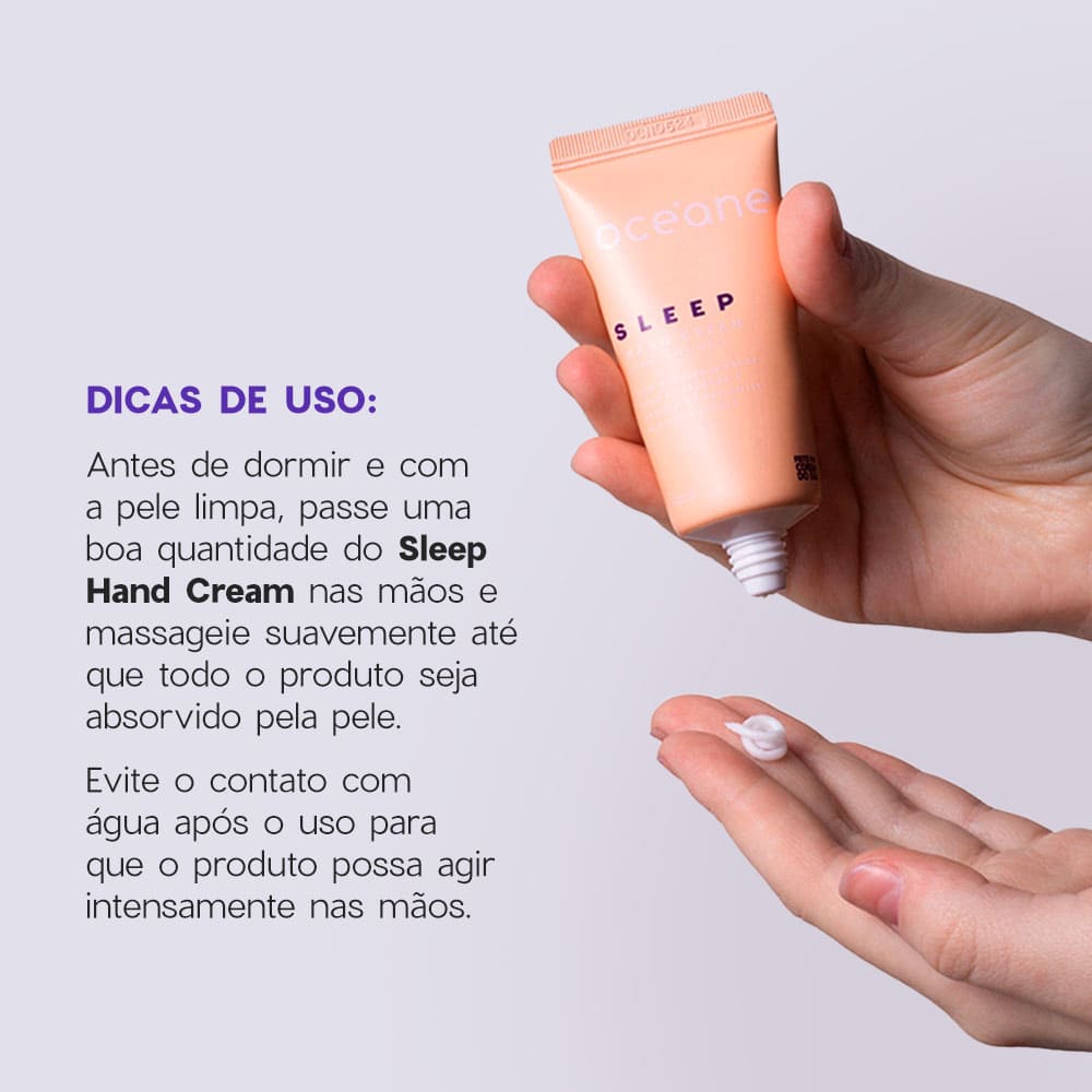 Creme para Mãos com Camomila e Lavanda - Sleep Hand Cream 30ml - Imagem 5